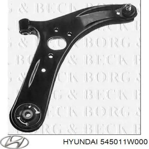 Wahacz zawieszenia przedniego dolny prawy Hyundai/Kia 545011W000 cena, od 62,29 USD