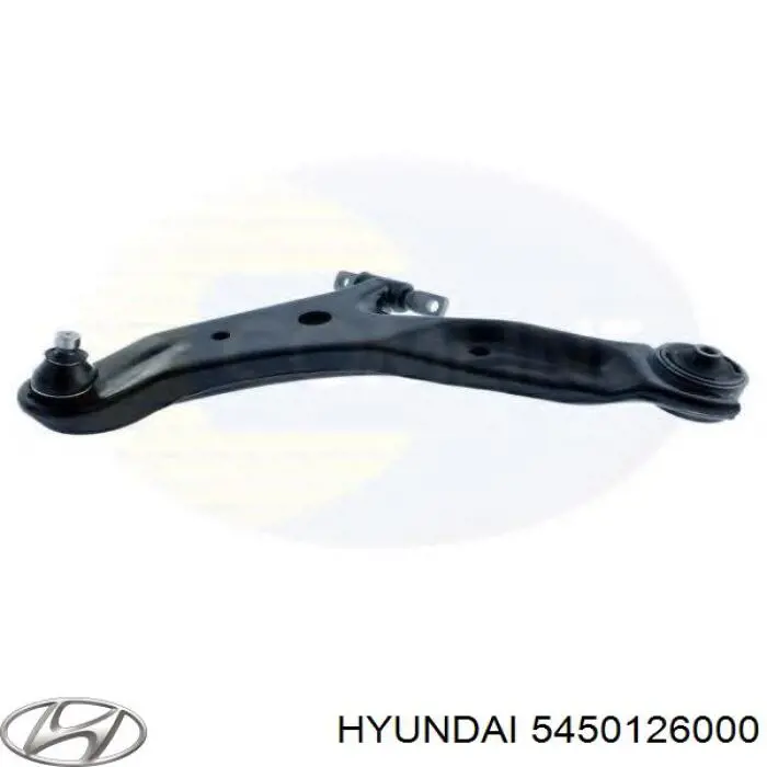 Do koszyka 5450126000 Hyundai/Kia Wahacz zawieszenia przedniego dolny lewy