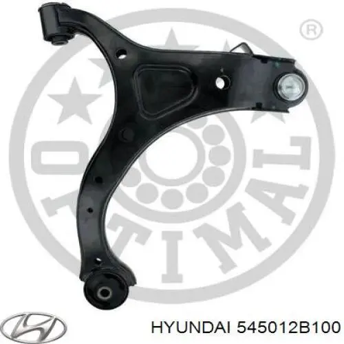Do koszyka 545012B100 Hyundai/Kia Wahacz zawieszenia przedniego dolny prawy