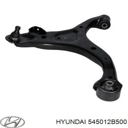 Do koszyka 545012B500 Hyundai/Kia Wahacz zawieszenia przedniego dolny prawy