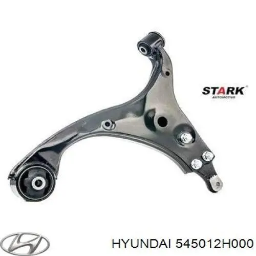 Wahacz zawieszenia przedniego dolny prawy Hyundai/Kia 545012H000 cena, od 49,76 USD