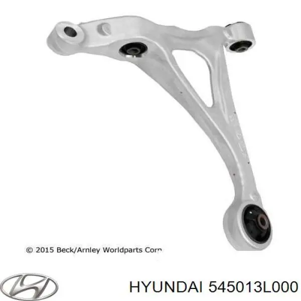 Do koszyka Wahacz zawieszenia przedniego dolny prawy Hyundai Sonata V NF