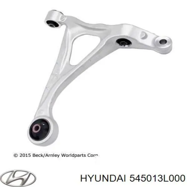 Wahacz zawieszenia przedniego dolny prawy Hyundai Sonata V