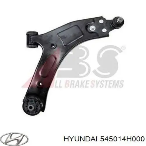 Wahacz zawieszenia przedniego dolny prawy 545014H000 Hyundai/Kia