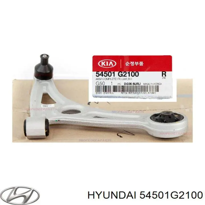 54501G2100 Hyundai/Kia Wahacz zawieszenia przedniego dolny prawy