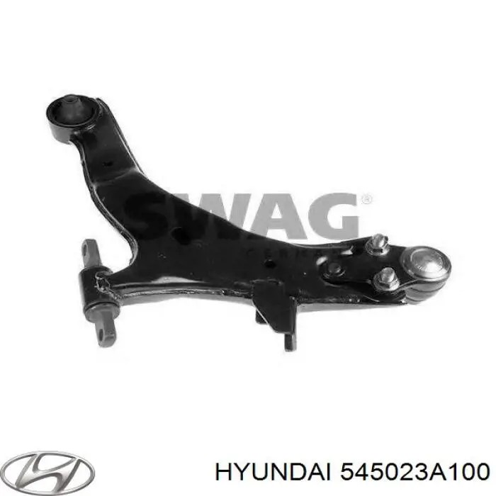 Do koszyka 545023A100 Hyundai/Kia Wahacz zawieszenia przedniego dolny prawy