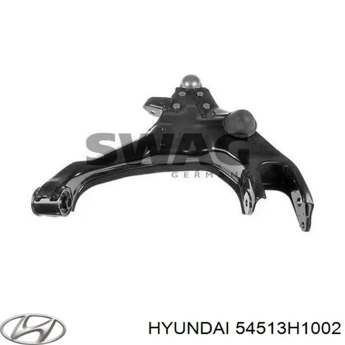 Do koszyka 54513H1002 Hyundai/Kia Wahacz zawieszenia przedniego dolny prawy