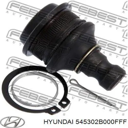 545302B000FFF Hyundai/Kia Sworzeń wahacza dolny