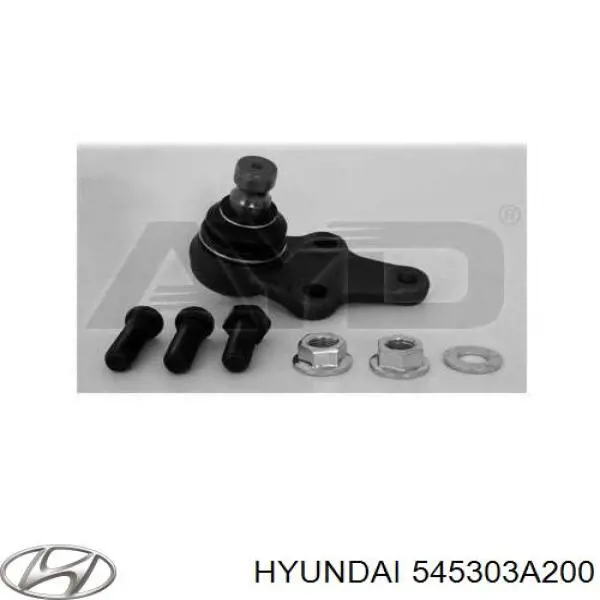Do koszyka 545303A200 Hyundai/Kia Sworzeń wahacza dolny