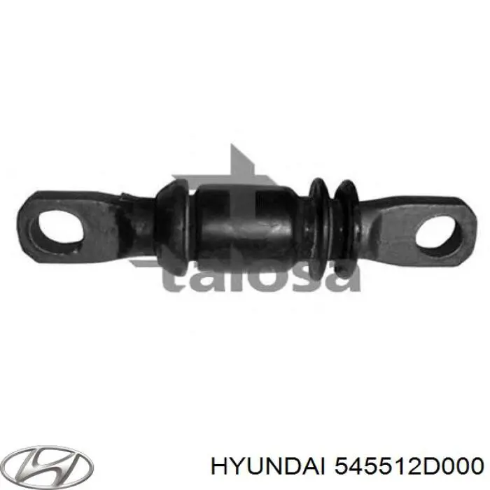 Do koszyka 545512D000 Hyundai/Kia Silentblock przedniego wahacza dolnego