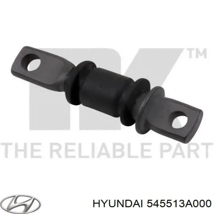 Do koszyka 545513A000 Hyundai/Kia Silentblock przedniego wahacza dolnego