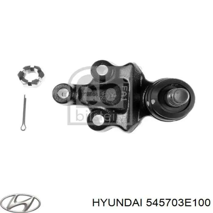 545703E100 Hyundai/Kia Sworzeń wahacza dolny