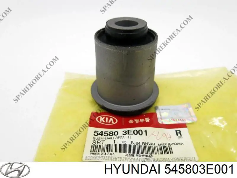 Do koszyka 545803E001 Hyundai/Kia Silentblock przedniego wahacza dolnego