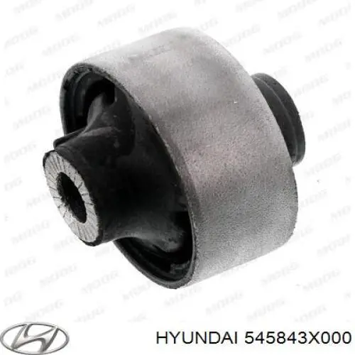 Do koszyka 545843X000 Hyundai/Kia Silentblock przedniego wahacza dolnego