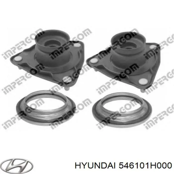 Do koszyka 546101H000 Hyundai/Kia Poduszka amortyzatora przedniego