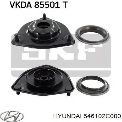 Poduszka amortyzatora przedniego Hyundai/Kia 546102C000 cena, od 25,70 USD