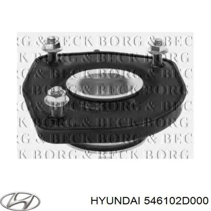 Do koszyka 546102D000 Hyundai/Kia Poduszka amortyzatora przedniego