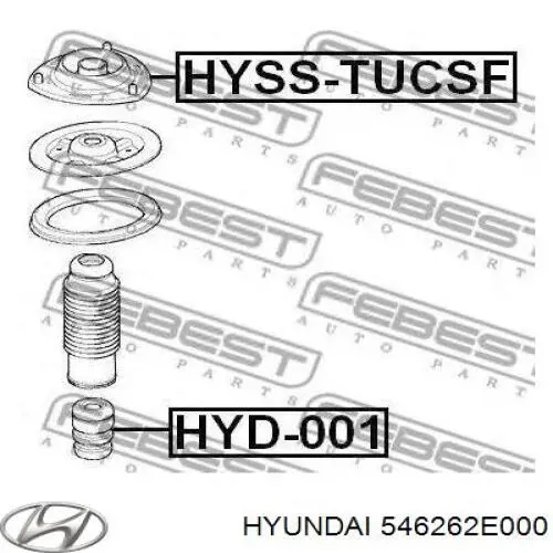 Odbój amortyzatora przedniego Hyundai/Kia 546262E000 cena, od 10,07 USD