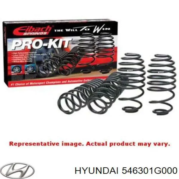 Sprężyna przednia Hyundai/Kia 546301G000 cena, od 28,92 USD