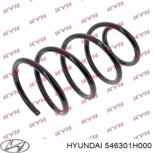 Sprężyna przednia Hyundai/Kia 546301H000 cena, od 33,74 USD