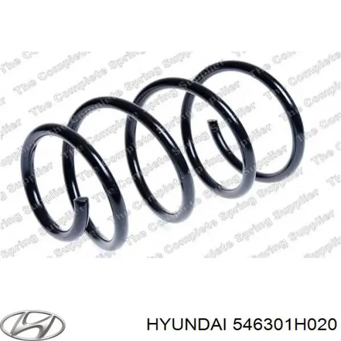 Do koszyka 546301H020 Hyundai/Kia Sprężyna przednia