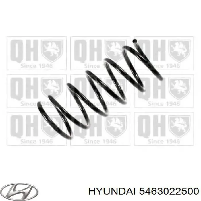 Do koszyka 5463022500 Hyundai/Kia Sprężyna przednia