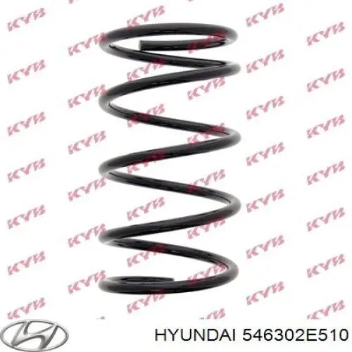 Sprężyna przednia Hyundai/Kia 546302E510 cena, od 58,42 USD