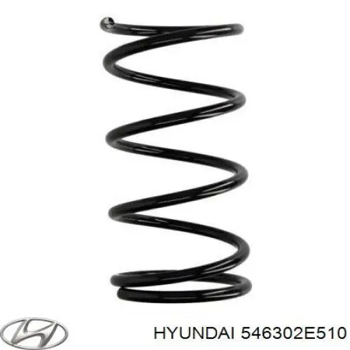 Do koszyka 546302E510 Hyundai/Kia Sprężyna przednia