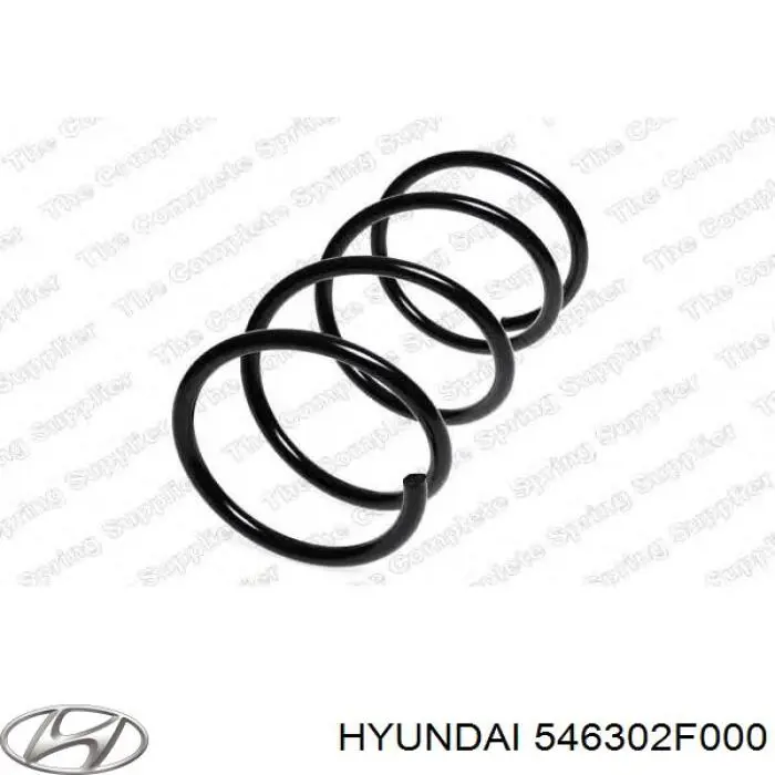 Sprężyna przednia 546302F000 Hyundai/Kia