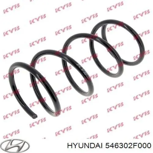 546302F000 Hyundai/Kia Sprężyna przednia