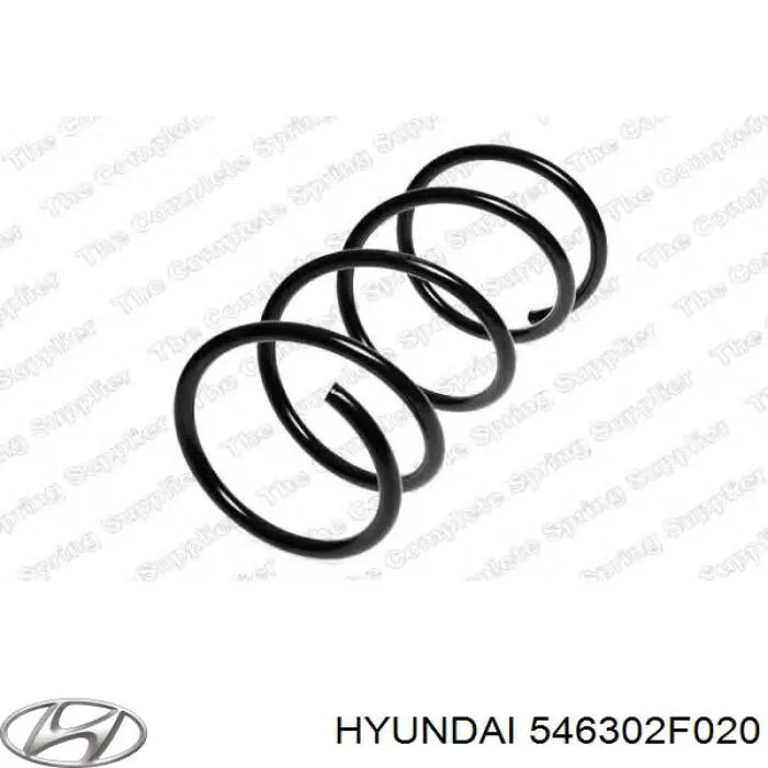 Do koszyka 546302F020 Hyundai/Kia Sprężyna przednia