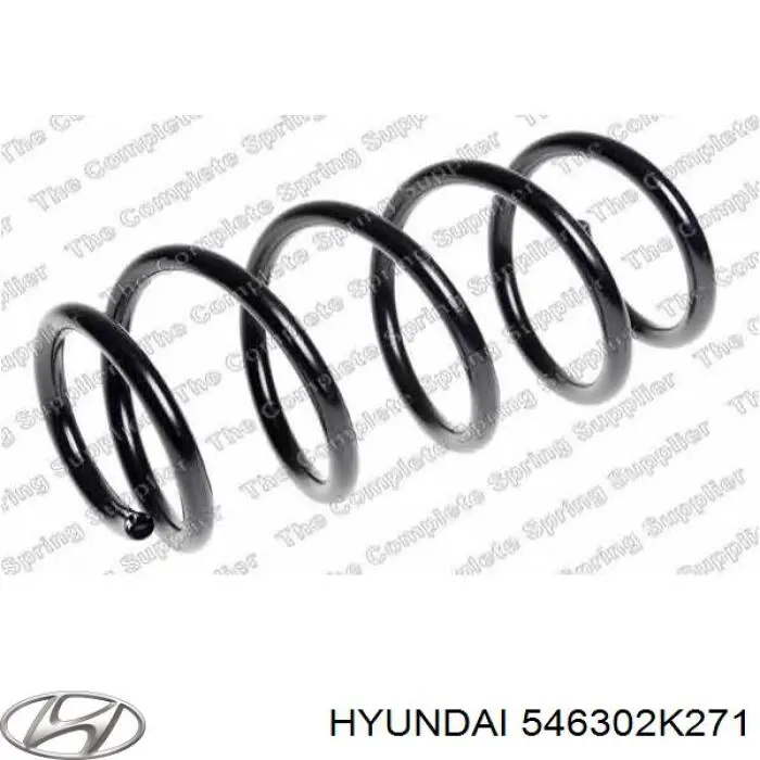 Do koszyka 546302K271 Hyundai/Kia Sprężyna przednia