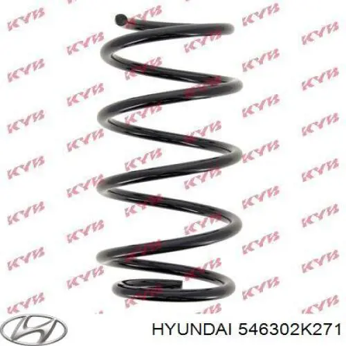Sprężyna przednia 546302K271 Hyundai/Kia