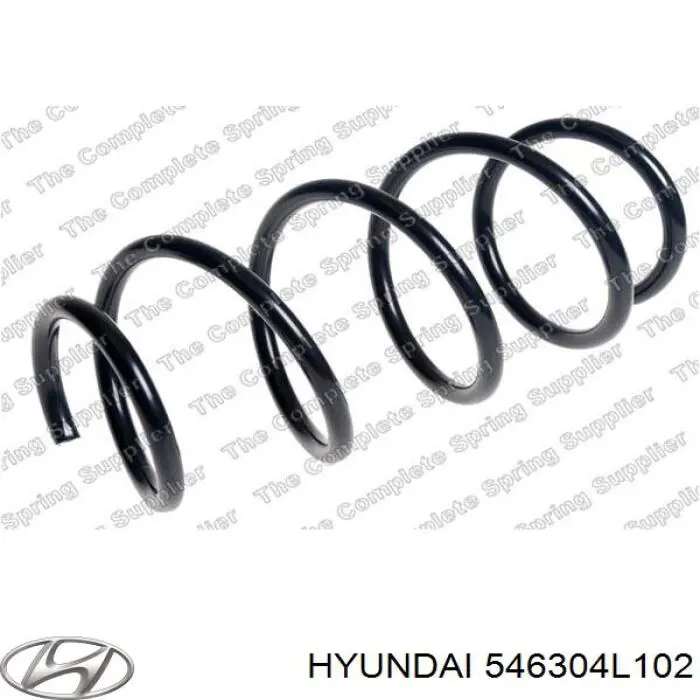 Sprężyna przednia Hyundai/Kia 546304L102 cena, od 18,28 USD