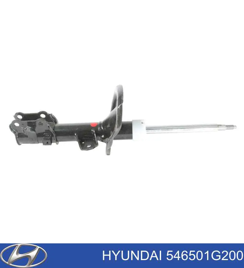 Do koszyka 546501G200 Hyundai/Kia Amortyzator przedni lewy