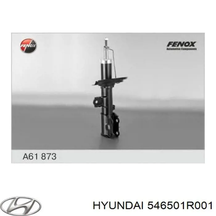 Do koszyka 546501R001 Hyundai/Kia Amortyzator przedni lewy