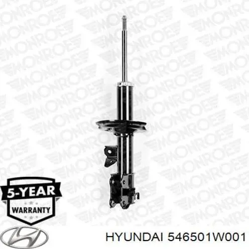 Amortyzator przedni lewy Hyundai/Kia 546501W001 cena, od 101,68 USD