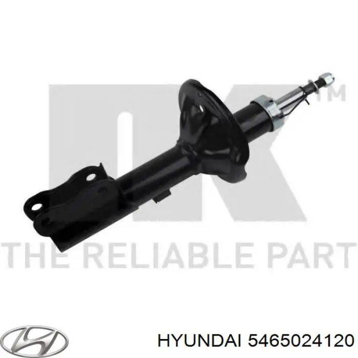 Do koszyka 5465024120 Hyundai/Kia Amortyzator przedni