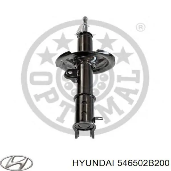 Do koszyka 546502B200 Hyundai/Kia Amortyzator przedni lewy