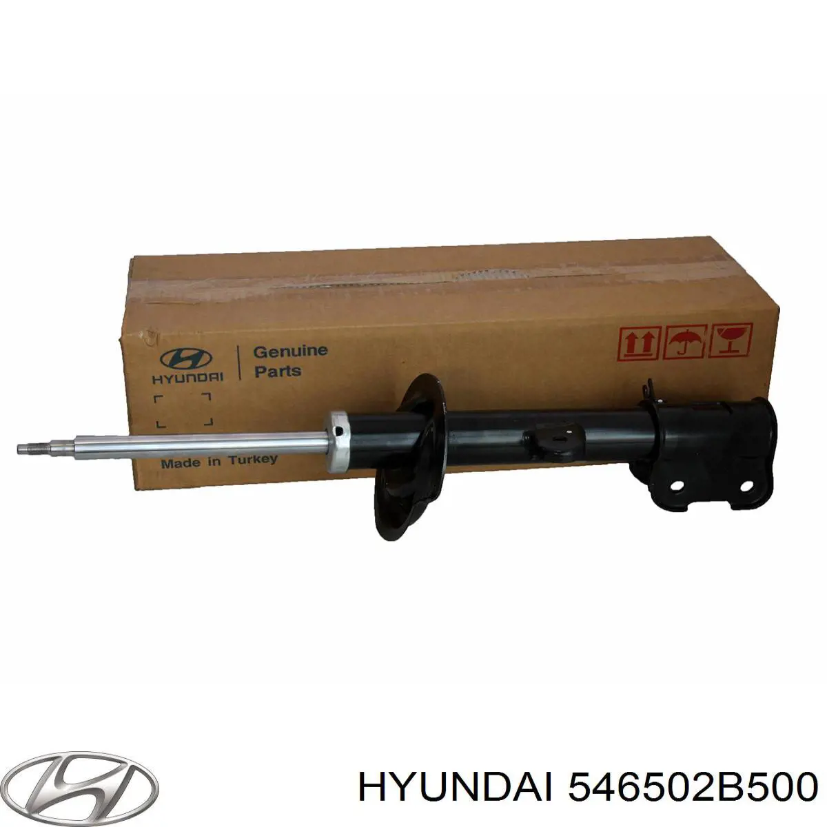 Do koszyka 546502B500 Hyundai/Kia Amortyzator przedni lewy