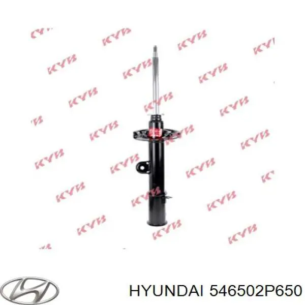 Do koszyka 546502P650 Hyundai/Kia Amortyzator przedni lewy