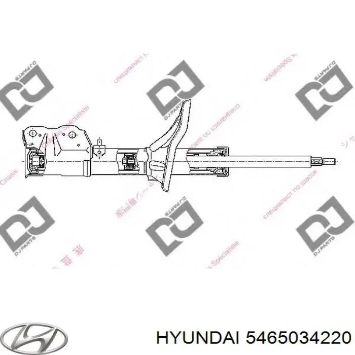 5465034220 Hyundai/Kia Amortyzator przedni