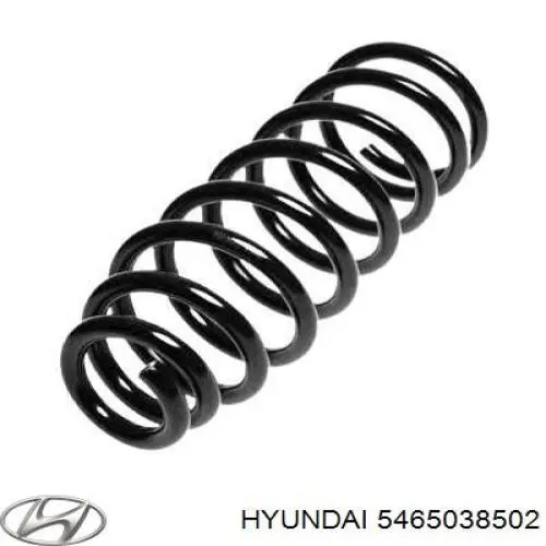Sprężyna przednia 5465038502 Hyundai/Kia