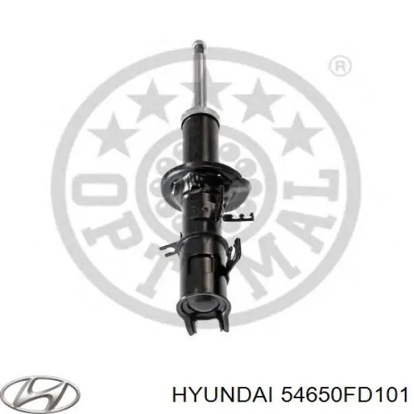 Do koszyka 54650FD101 Hyundai/Kia Amortyzator przedni lewy