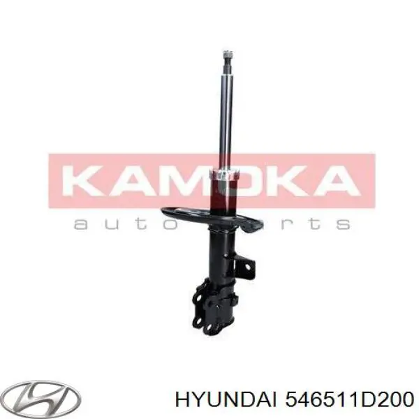 Do koszyka 546511D200 Hyundai/Kia Amortyzator przedni lewy