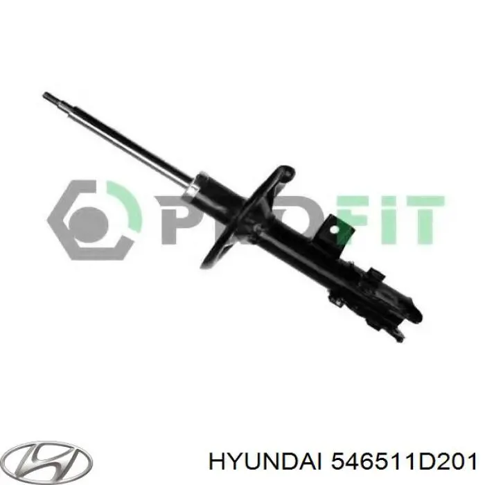 Amortyzator przedni lewy Hyundai/Kia 546511D201 cena, od 58,75 USD