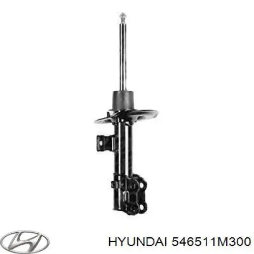 Do koszyka 546511M300 Hyundai/Kia Amortyzator przedni lewy