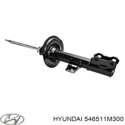 546511M300 Hyundai/Kia Amortyzator przedni lewy
