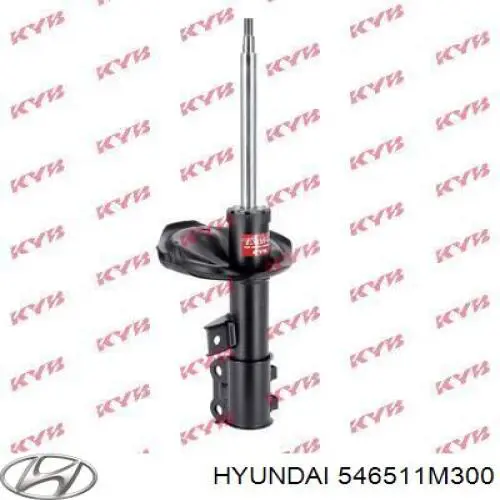 Amortyzator przedni lewy 546511M300 Hyundai/Kia
