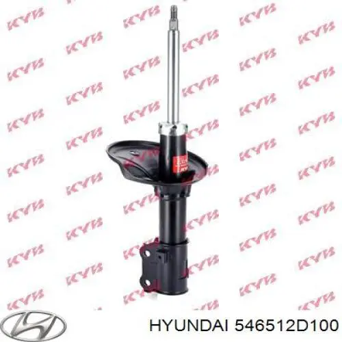 Amortyzator przedni lewy Hyundai/Kia 546512D100 cena, od 62,30 USD